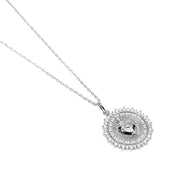 Mabina Girocollo in argento con ciondolo Sacro Cuore 553896